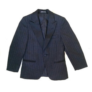 Boys Pinstripe Tuxedo Jacket Wedding Ring Ring Bearer 6 Boys USA